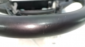 Руль голый Jeep Cherokee KL 14-20 кожа черная, без подогрева, с нижней накладкой, царапины, тычки