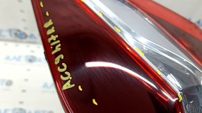 Фонарь внешний крыло правый Honda Accord 16-17 hybrid, рест LED, трещины в стекле