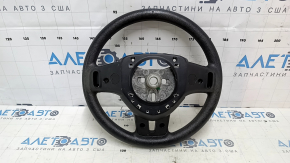 Руль голый Dodge Journey 11-15 резина черная, без кнопок, с накладками, под химчистку, царапины, потерт
