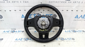 Руль голый Dodge Journey 11-16 кожа черная, с подогревом, без кнопок, с накладками, царапины, тычки