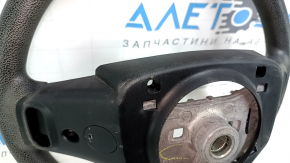 Руль голый Dodge Grand Caravan 11-16 черная, резина, без кнопок, с накладками, затерта, царапины, под чистку
