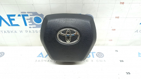Подушка безопасности airbag в руль водительская Toyota Camry v70 18-24 черная, ржавый пиропатрон