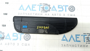 Накладка порога задняя левая внешняя Honda Accord 13-17 черная с хром, царапины