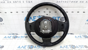 Руль голый Fiat 500 12-16 кожа, черная, с задней накладкой, царапины, под чистку