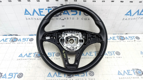 Volan gol Mercedes CLA 14-19 piele neagra, cusaturi albe, zgarieturi, lovituri