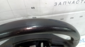 Руль голый Audi Q5 8R 09-13 кожа, серый, без кнопок, 4 спицы, царапины, трещины, тычки