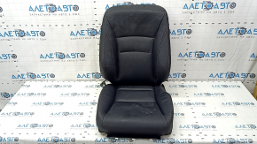 Tapițerie scaun pasager Honda Accord 13-17 piele neagră cu perforare, încălzită, contact cu apa, curățabilă uscată