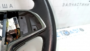 Руль голый Cadillac ATS 13- кожа черная, без кнопок, царапины, вмятина, тычки, под чистку