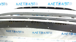 Бампер передний голый Ford Fusion mk5 19-20 без парктроников и буксировочного крюка, серебро, не штатные отверстия, царапины