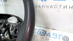 Руль голый Dodge Challenger 09-13 кожа черн, без кнопок, с накладками, царапины