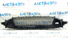 Решетка радиатора grill в сборе с обрамлением Ford Fusion mk5 19-20 хром, titanium, песок, тычки
