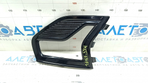 Grila bara fata stanga Ford Fusion mk5 19-20 cu LED PTF, lucioasa