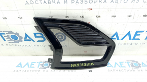 Grila bara fata dreapta Ford Fusion mk5 19-20 cu LED PTF, lucioasa