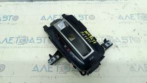 Накладка шифтера Honda Accord 13-17 hybrid тип 1, черная, глянец, с хромом, полез хром