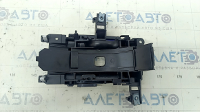 Накладка шифтера Honda Accord 13-17 hybrid тип 1, черная, глянец, с хромом, полез хром