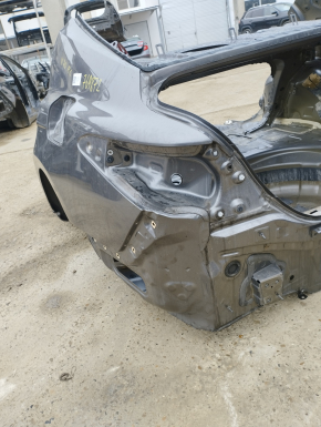 Четверть крыло задняя левая Toyota Camry v70 18-24 без BSM, графит на кузове, тычки