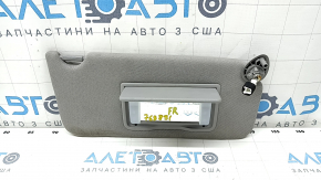 Козырек правый Honda Accord 13-17 серый, с подсветкой, без крючка, под химчистку, ржавчина