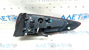 Фонарь внешний крыло левый Ford Fusion mk5 17-20 с хром молдингом, царапина