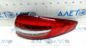 Lampa aripa exterioara dreapta Ford Fusion mk5 17-20 cu turnare cromata, uzata