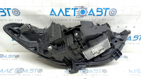 Фара передняя левая в сборе Ford Fusion mk5 17-20 LED, с DRL, с блоком, песок, царапины