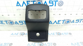 Накладка центральной консоли задняя Ford Fusion mk5 17-20 черная, под дефлектор