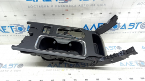 Накладка центральной консоли с подстаканниками Ford Fusion mk5 17-20 царапины