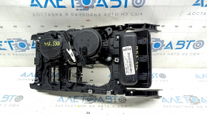 Накладка центральной консоли с подстаканниками Ford Fusion mk5 17-20 царапины