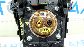 Подушка безопасности airbag в руль водительская Ford Fusion mk5 17-20 черная, ржавый пиропатрон