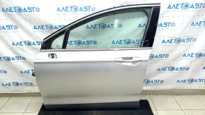 Дверь в сборе передняя левая Ford Fusion mk5 13-20 keyless, с кодом, серебро UX, царапины на накладке