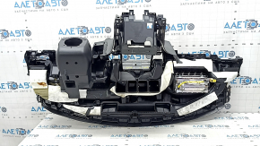 Panoul frontal Torpedo cu AIRBAG Honda Accord 13-17 negru, pyropatron ruginit