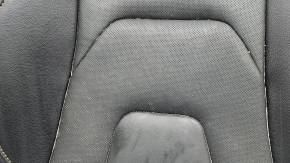 Подушка заднего ряда сидений Ford Fusion mk5 17-20 кожа черная, перфорация, Titanium, под химчистку