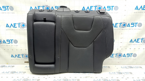 Rândul din spate scaune partea superioară stânga Ford Fusion mk5 17-20 piele neagră, perforat, titan, cu centură și cotieră, stricat, pentru curățare
