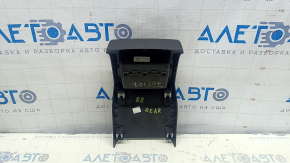 Накладка центральной консоли задняя VW Passat b8 16-19 USA черная, царапины