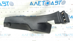 Накладка задней стойки нижняя левая Ford Fusion mk5 17-20 черная, царапины