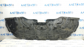 Защита переднего бампера Toyota Camry v70 18-24 примята, надорвана, потерта