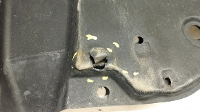 Защита переднего бампера Toyota Camry v70 18-24 примята, надорвана, потерта