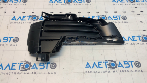 Решетка переднего бампера левая BMW X5 F15 14-18 закрытая с серой накладкой