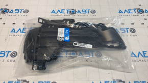 Решетка переднего бампера левая BMW X5 F15 14-18 закрытая с серой накладкой