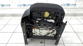 Пассажирское сидение VW Tiguan 22-24 без airbag, механическое, подогрев, ткань черная, белая строчка, под чистку
