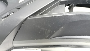 Губа переднего бампера VW Tiguan 22-24 структура, под парктроники, примята, царапины