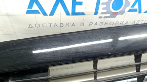 Решетка переднего бампера нижняя Toyota Prius 30 13-15 рест без птф, песок, тычки