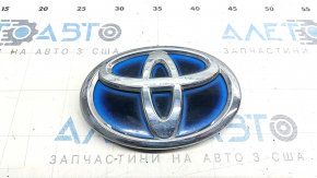 Эмблема решетки радиатора grill Toyota Prius 30 10-15 царапины, тычки, песок