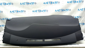 Торпедо передняя панель с AIRBAG Toyota Prius 30 14-15 черно-бежевая, 2 части, царапина