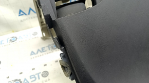 Торпедо передняя панель с AIRBAG Toyota Prius 30 14-15 черно-бежевая, 2 части, царапина