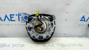Подушка безопасности airbag в руль водительская BMW 5 F10 11-16 черная, Sport, ржавый пиропатрон
