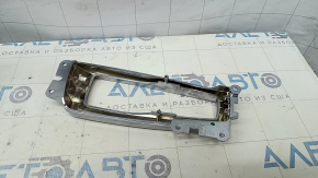 Накладка шифтера BMW 5 F10 11-16 малая, хром, тычки, царапина