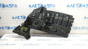 Защита переднего бампера Ford Fusion mk5 17-20 правая, потерта, надломана, трещины