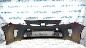 Бампер передний голый Toyota Prius 30 13-15 рест, красный, царапины