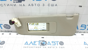 Vizor stanga BMW 5 F10 11-16 bej oyster, fara carlig, pentru curatare