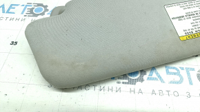 Козырек правый Toyota Prius 30 10-15 серый, без крючка, под химчистку